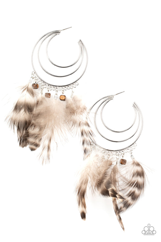 Freely Free Bird  Brown
Earrings - Daria's Blings N Things