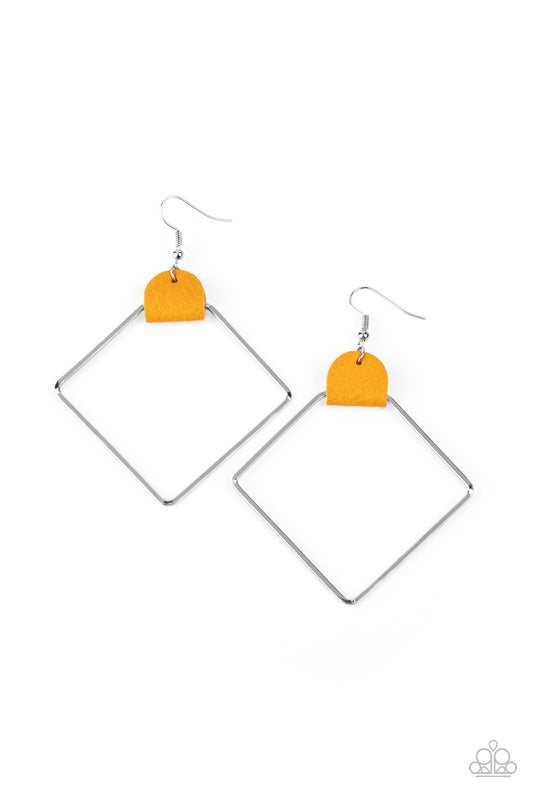 Friends of a LEATHER Yellow
Earrings - Daria's Blings N Things
