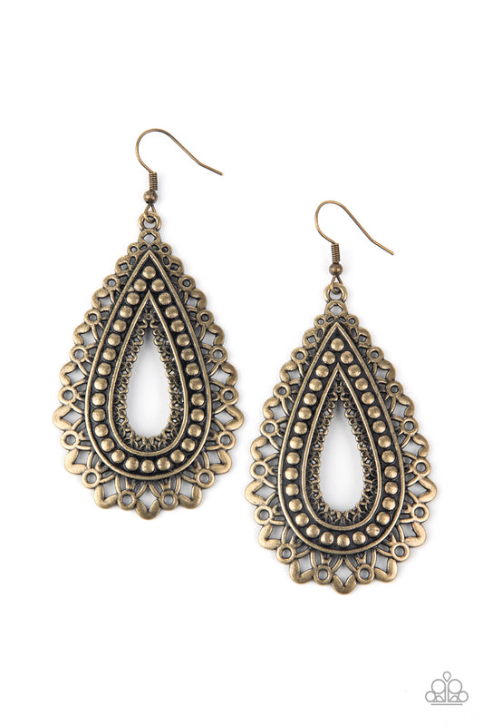 Texture Garden Brass
Earrings Paparazzi