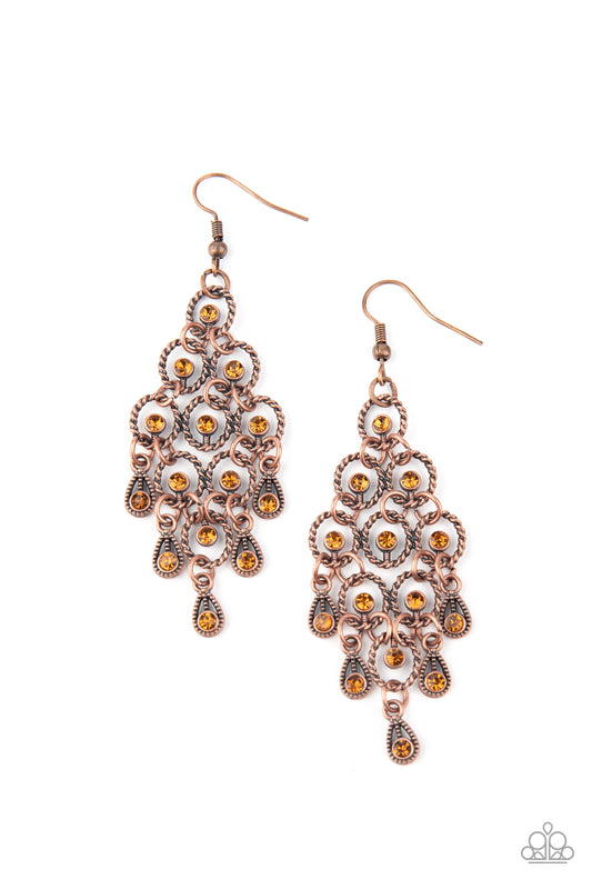 Chandelier Cameo Copper
Earrings - Daria's Blings N Things