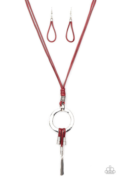 Tranquil Artisan Red Necklace - Daria's Blings N Things