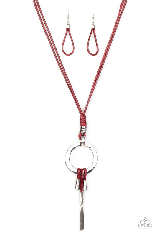 Tranquil Artisan Red Necklace - Daria's Blings N Things