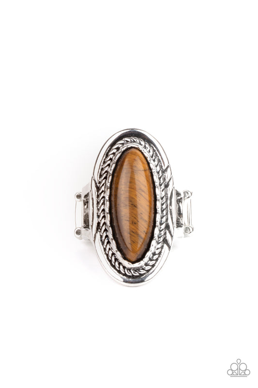Primal Instincts Brown Ring - Daria's Blings N Things