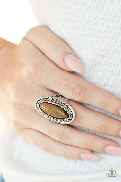 Primal Instincts Brown Ring - Daria's Blings N Things
