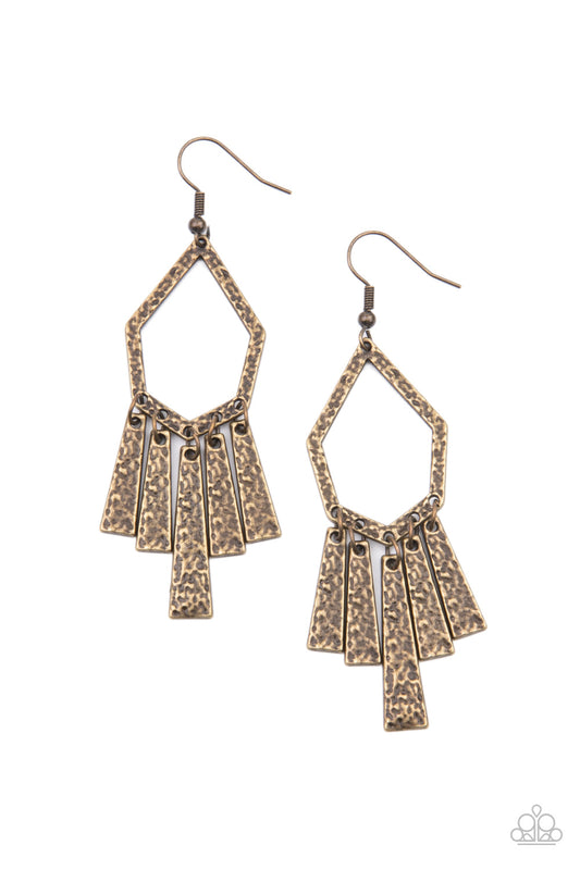 Museum Find Brass Earrings - Daria's Blings N Things