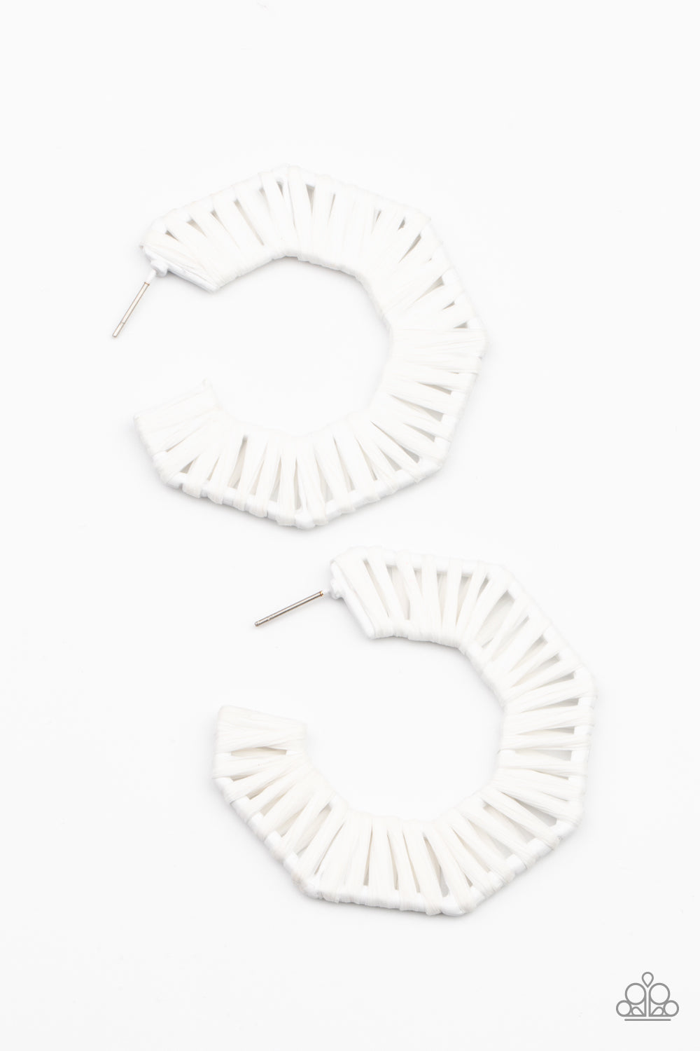 Fabulously Fiesta White
Hoop Earrings - Daria's Blings N Things