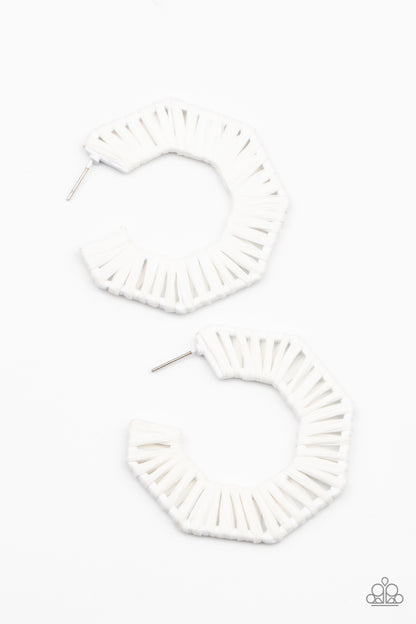 Fabulously Fiesta White
Hoop Earrings - Daria's Blings N Things