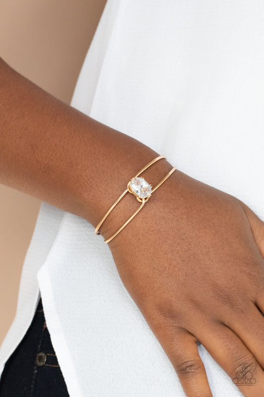 GLOW No Mercy Gold Bracelet - Daria's Blings N Things