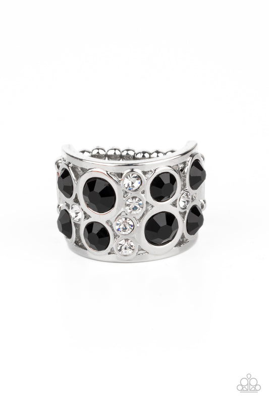 High Roller Royale Black Ring Paparazzi