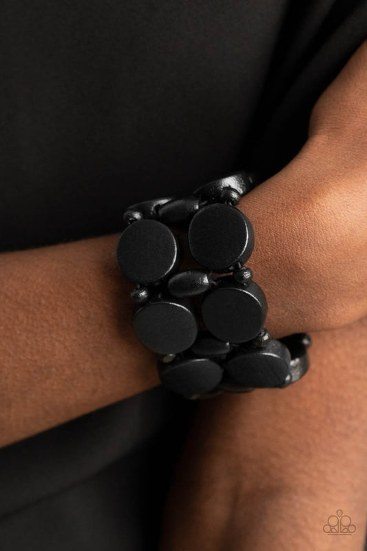 Beach Bravado Black Bracelet - Daria's Blings N Things