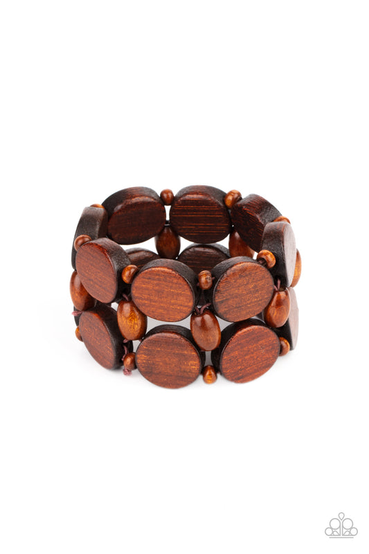 Beach Bravado Brown Bracelet - Daria's Blings N Things