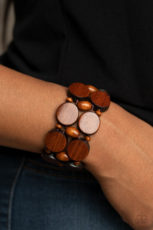 Beach Bravado Brown Bracelet - Daria's Blings N Things