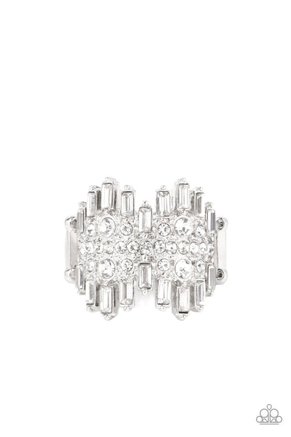 Urban Empire White Ring Paparazzi
