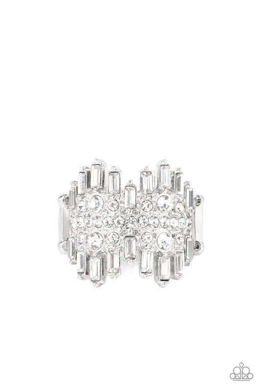 Urban Empire White Ring Paparazzi