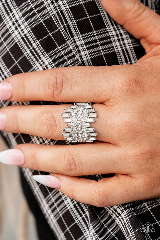 Urban Empire White Ring Paparazzi