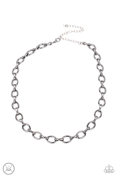 Craveable Couture Black Choker Necklace