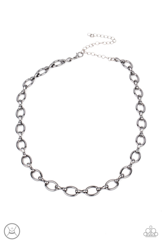 Craveable Couture Black Choker Necklace