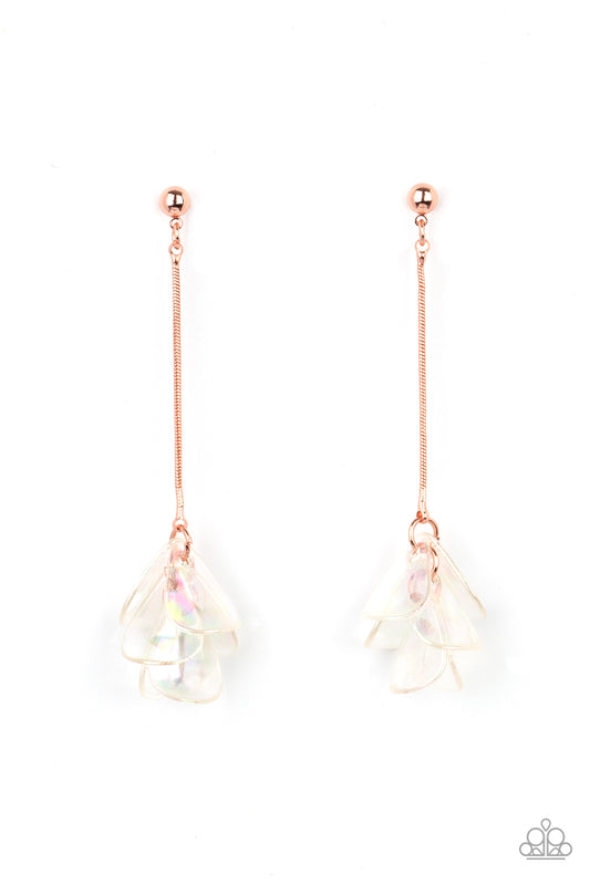 Keep Them In Suspense Copper Earrings - Daria's Blings N Things