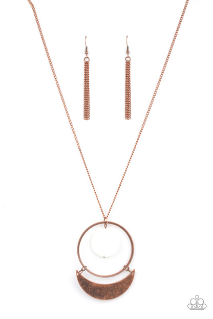 Moonlight Sailing Copper Necklace - Daria's Blings N Things
