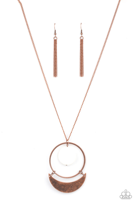 Moonlight Sailing Copper Necklace - Daria's Blings N Things