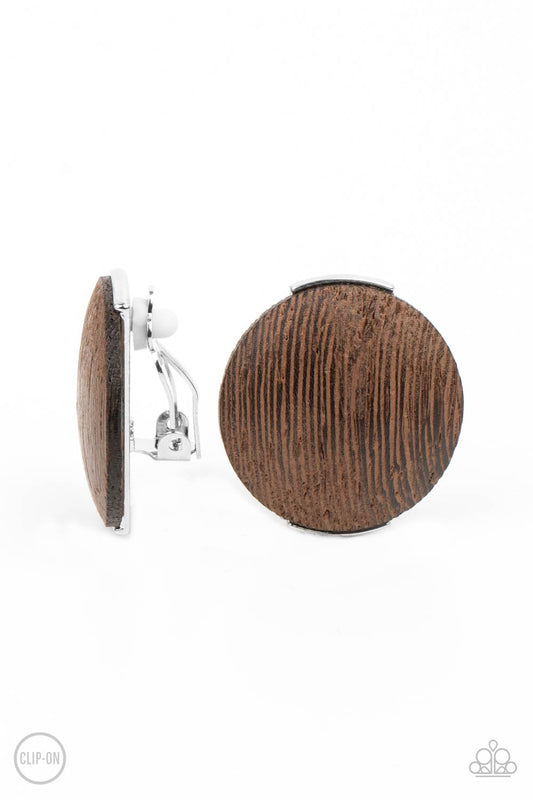 WOODWORK It Brown
Clip Earrings - Daria's Blings N Things
