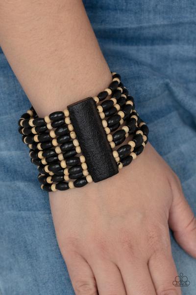 Cayman Carnival Black Bracelet - Daria's Blings N Things