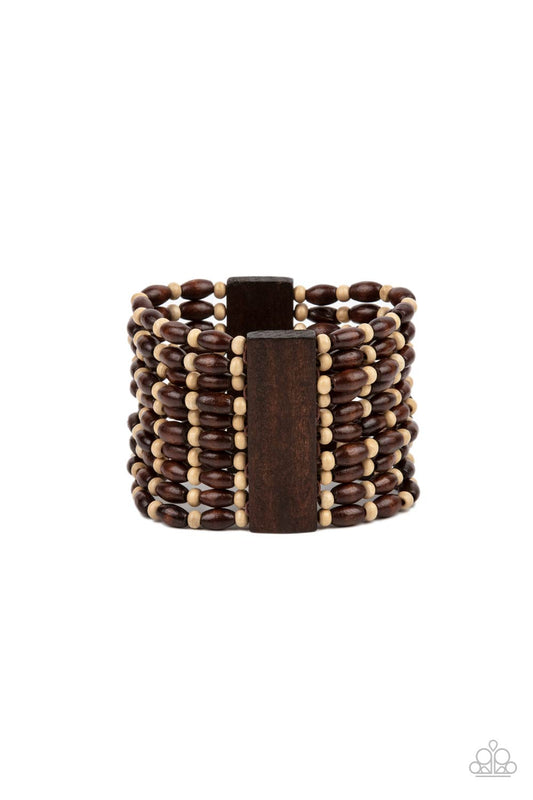 Cayman Carnival Brown Bracelet Paparazzi