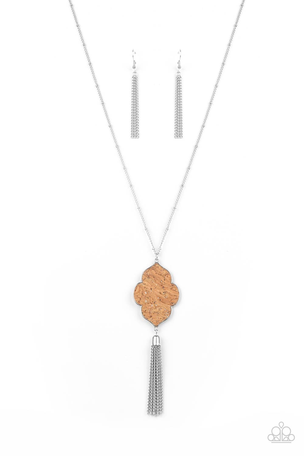 One Night In Casablanca Silver Necklace Paparazzi
