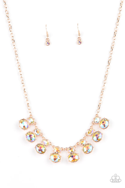 Cosmic Countess Rose Gold Necklace - Daria's Blings N Things