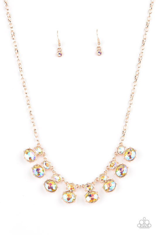 Cosmic Countess Rose Gold Necklace - Daria's Blings N Things