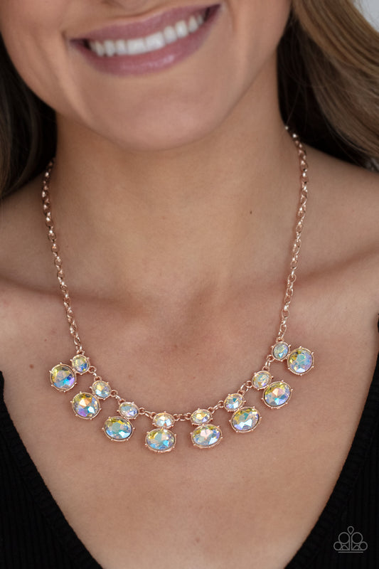 Cosmic Countess Rose Gold Necklace - Daria's Blings N Things