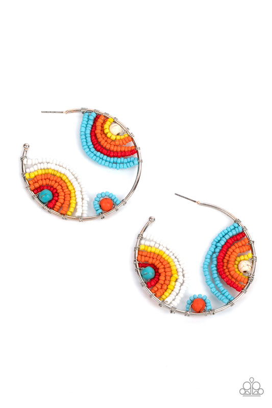 Rainbow Horizons Multi Hoop Earrings - Daria's Blings N Things