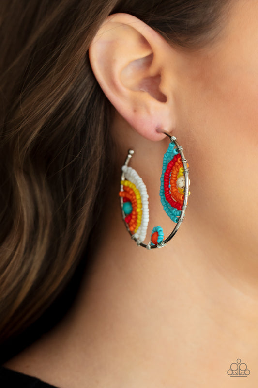 Rainbow Horizons Multi Hoop Earrings - Daria's Blings N Things