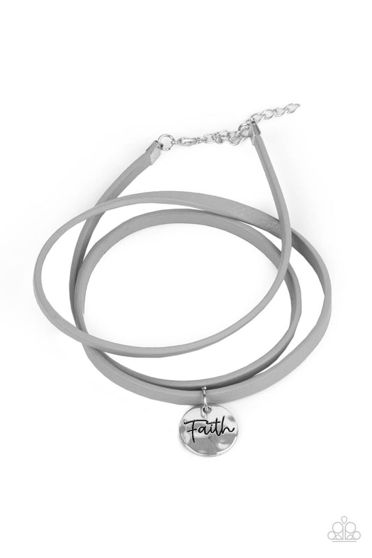 Wonderfully Worded Silver
Bracelet Paparazzi