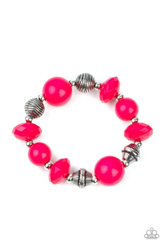 Day Trip Discovery Pink Bracelet Paparazzi