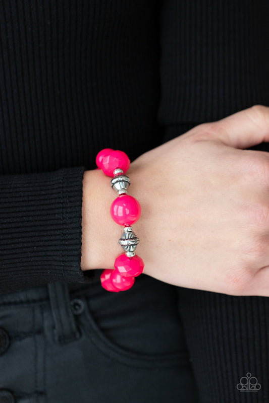 Day Trip Discovery Pink Bracelet Paparazzi
