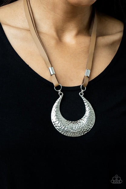 Majorly Moonstruck Brown Necklace