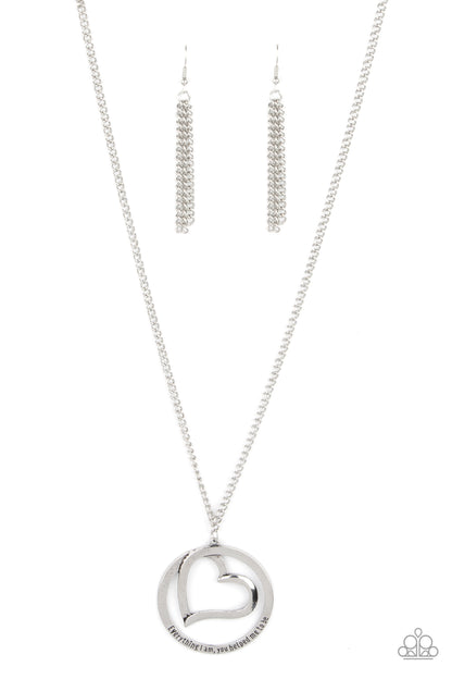 Positively Perfect Silver Necklace