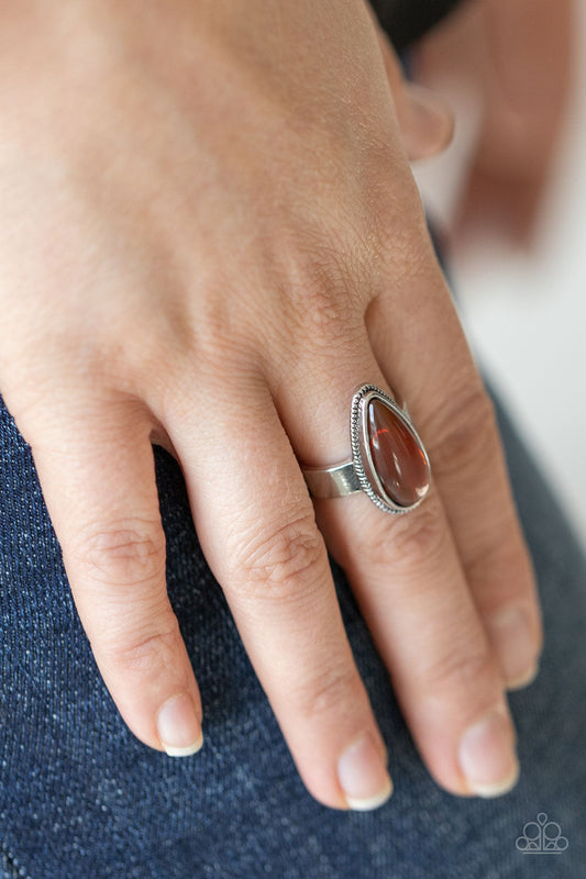 Mystical Marvel Brown Ring Paparazzi