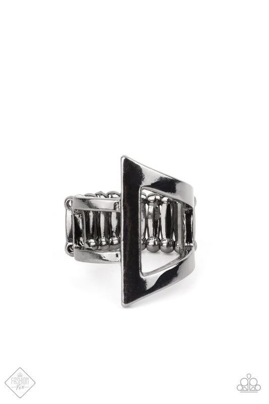 Rebel Edge Black Ring - Daria's Blings N Things