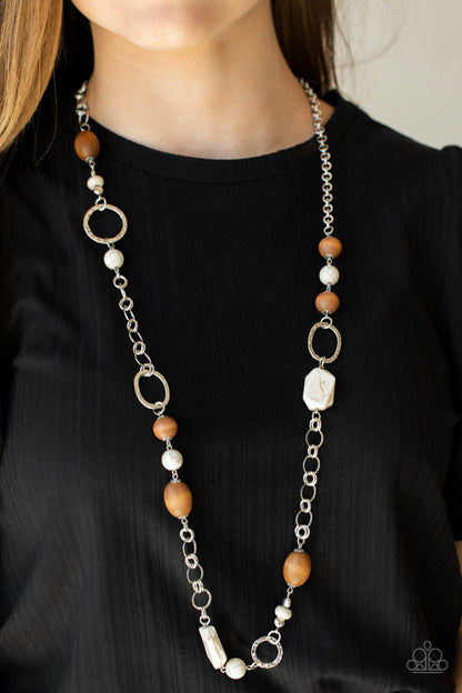 Prairie Reserve White Necklace Paparazzi