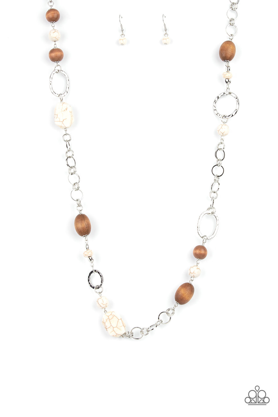 Prairie Reserve White Necklace Paparazzi