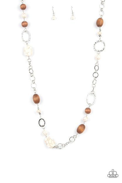 Prairie Reserve White Necklace Paparazzi