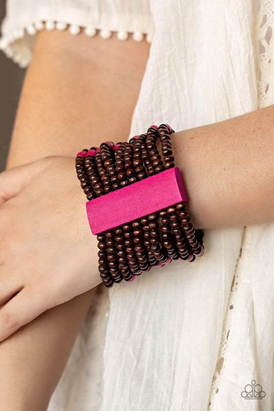Tropical Trendsetter Pink Bracelet Paparazzi