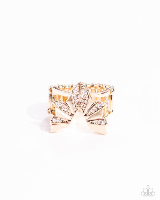 Extra Empirical Gold Ring Paparazzi