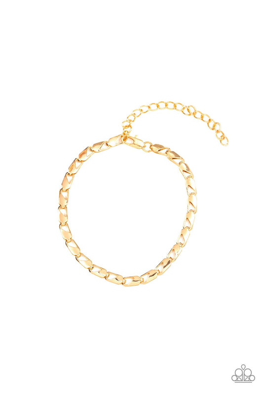 K.O. Gold Bracelet Paparazzi