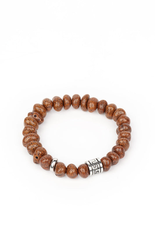 Natural State Of Mind Brown Bracelet Paparazzi