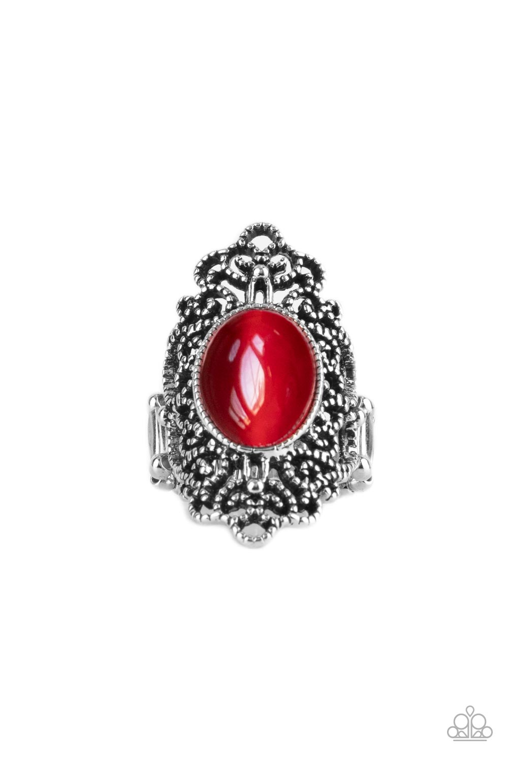 Once Upon a Meadow Red Ring Paparazzi