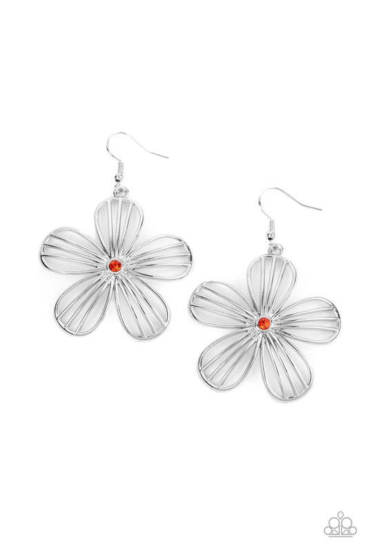 Meadow Musical Orange Earrings Paparazzi