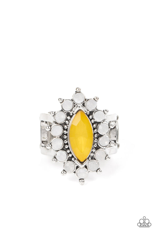 Everlasting Eden Yellow Ring Paparazzi